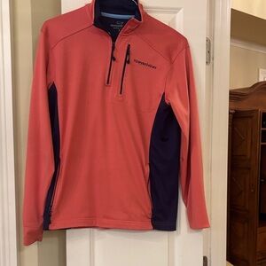 Vineyard Vines Men's Coral and Navy Lightweight Jacket